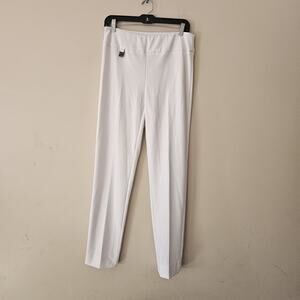 Joseph Ribkoff Elastic Waist Women's White Pants Size 10 NWT